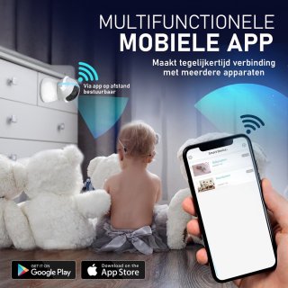 Babyfoon Ultra HD met Camera en App
