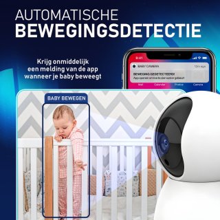Babyfoon Ultra HD met Camera en App