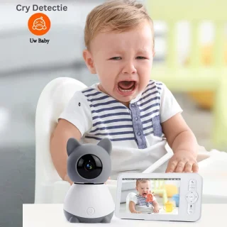 Babyfoon Video 5 Inch 3MP Pan/Tilt Camera