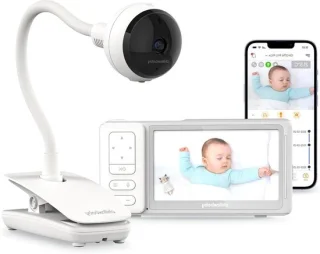 Babyfoon video camera monitor wit