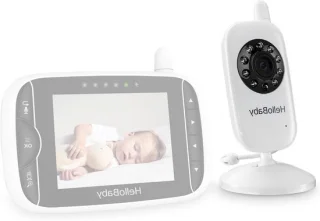 Babyfoon videomonitor wit