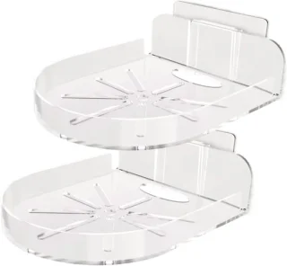 Babyfoon wandbevestiging opbergrek, 2 stuks wit