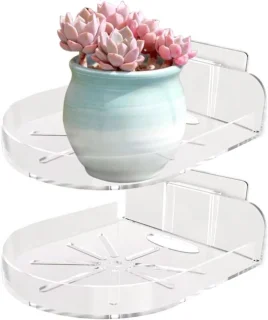 Babyfoon wandhouder - camera plank - 2 stuks - wit