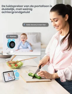 Babyfooncamera blauw