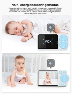 Babyfooncamera blauw