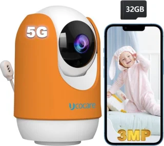 Babyfooncamera Video Monitor - Geel