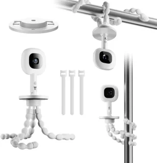 Babyfoonhouder 21 cm wit