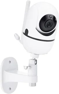 Babyfoonhouder camera muurbeugel wit