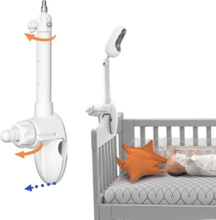 Babyfoonhouder camera standaard wit