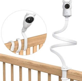 Babyfoonhouder - camerastandaard monitor - wit