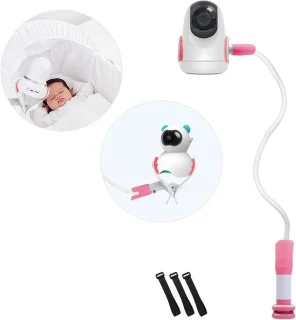 Babyfoonhouder camerastandaard roze