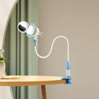 Babyfoonhouder Flexibel - Camerastandaard Baby - Baby in Zicht - 360 Graden Draaibaar - Universeel - Zwart