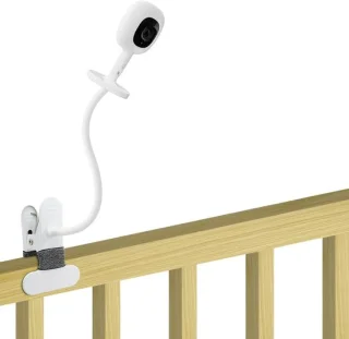 Babyfoonhouder flexibel monitor arm wit