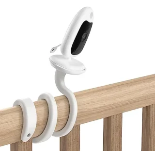 Babyfoonhouder flexibele standaard 109 cm wit