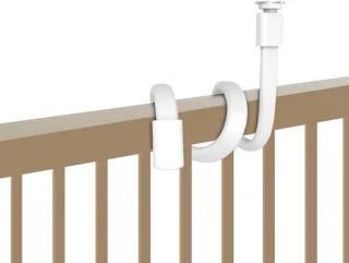 Babyfoonhouder met bedbeugel - wit