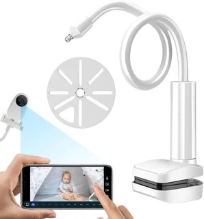 Babyfoonhouder met flexibele zwanenhalsarm