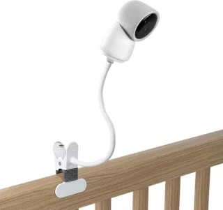 Babyfoonhouder monitor clip wit