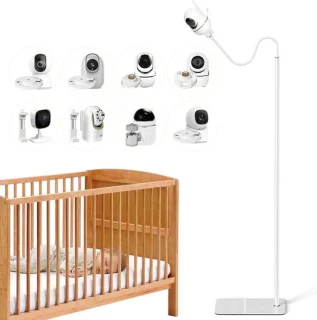 Babyfoonhouder vloer camera statief zwart
