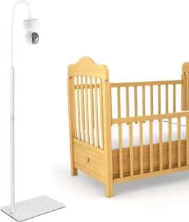 Babyfoonhouder vloerstandaard wit