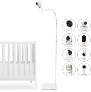 Babyfoonhouder vloerstandaard – wit