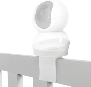 Babyfoonhouder voor bedbevestiging – wit