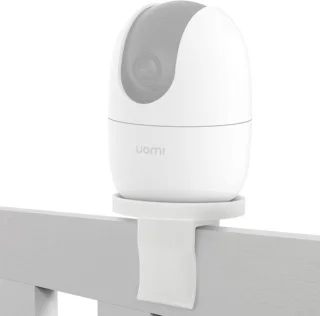 Babyfoonhouder voor camera, tot 25 mm, wit