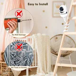 Babyfoonhouder voor kinderwagen en wieg