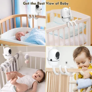 Babyfoonhouder voor kinderwagen en wieg
