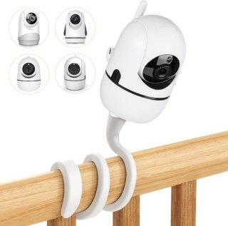 Flexibele babyfoonhouder: eenvoudige, veilige positionering voor wieg en kinderwagen