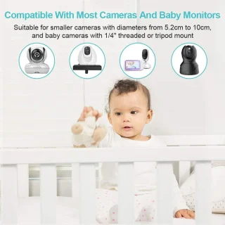 Babyfoonhouder voor wieg en wand