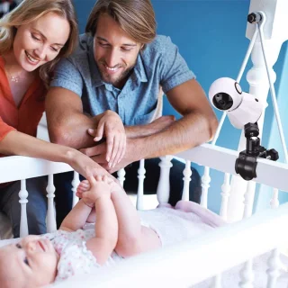 Babyfoonhouder voor wieg