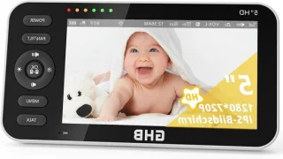 Babyfoonscherm vervanging 5 inch zwart