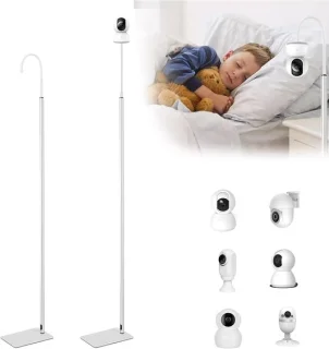 Babyfoonstandaard camerahouder 170 cm wit