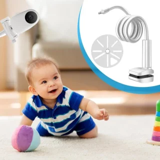 Babymonitor houder - babycamera standaard - wit