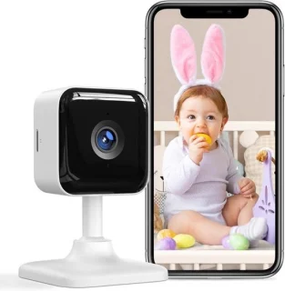 Babymonitor met camera, wit