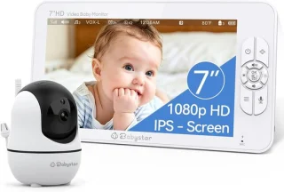 Babystar babyfoon met camera 7 inch
