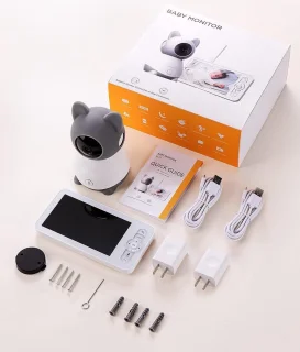 BabyTime Babyfoon Pro Video 5 inch 3MP Pan/Tilt Camera