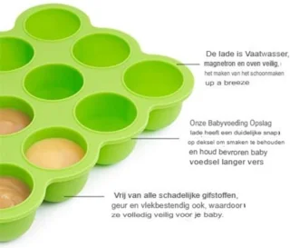 Babyvoeding Bewaarbakjes BPA-vrij - Diepvriescontainers Herbruikbaar