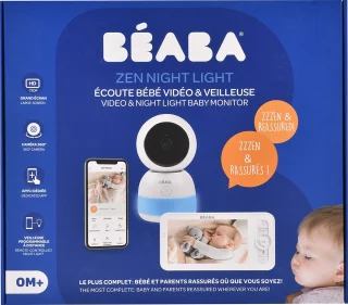 Béaba Zen Babyfoon met Camera en Nachtlampje Wit