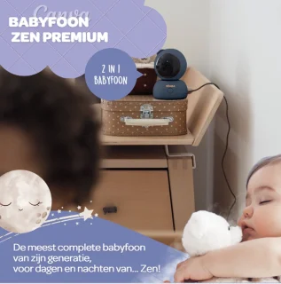 Béaba Zen Premium Babyfoon met Camera Night Blue