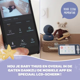 Béaba Zen Premium Babyfoon met Camera Night Blue