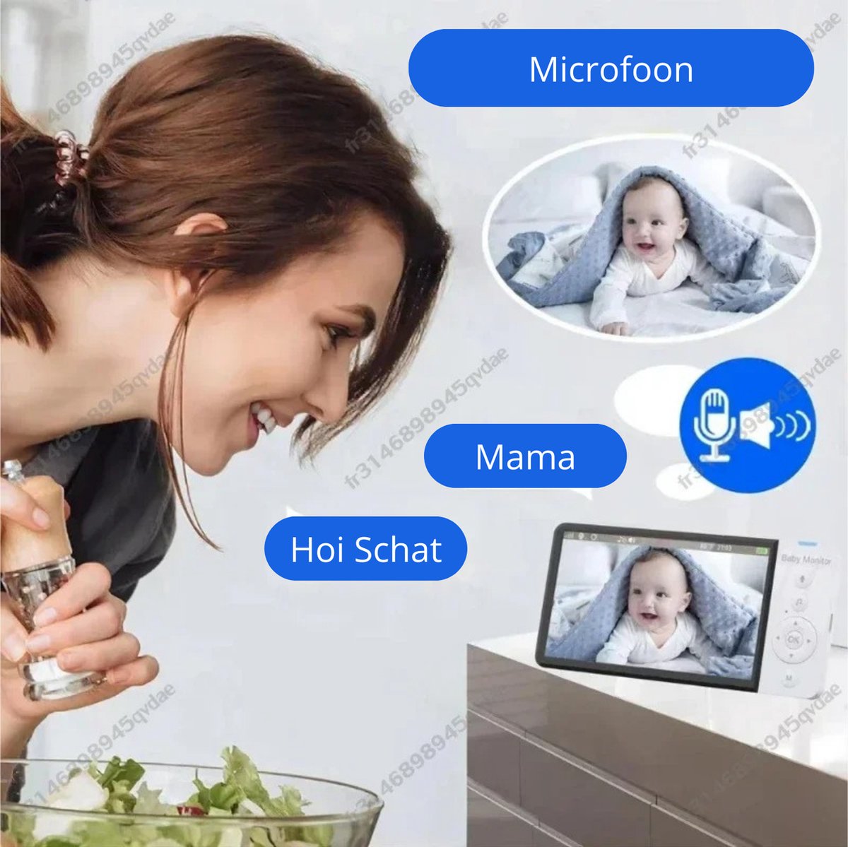 BellissiBo® Babymonitor Babyfoon
