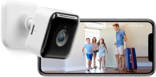Beveiligingscamera binnen - wifi-camera babyfoon - wit