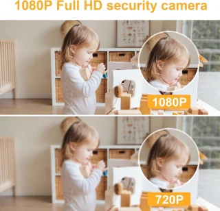 Bewakingscamera 1080p FHD - Compatibel met Alexa en Google Home