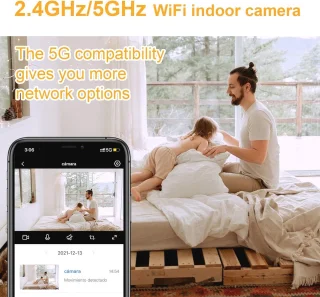 Bewakingscamera 1080p FHD - Compatibel met Alexa en Google Home
