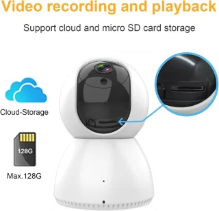 Bewakingscamera 1080p FHD - Compatibel met Alexa en Google Home