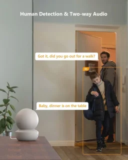 Bewakingscamera 360° Binnen 1080P AI Alexa