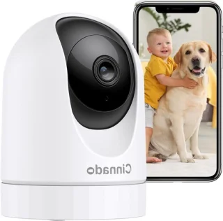 Bewakingscamera voor binnen - babyfoon met camera - huis en huisdier