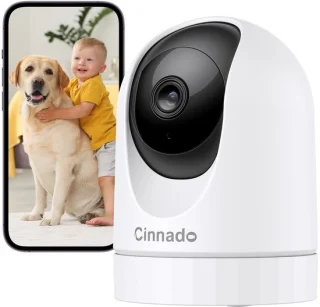 Bewakingscamera voor binnen met 2K-camera
