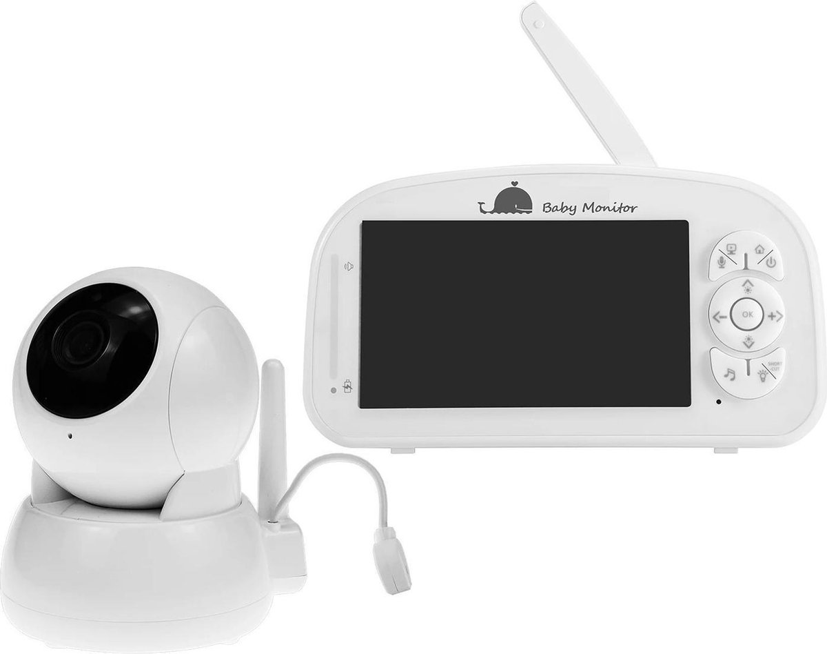 Blossombel Baby Monitor Pro - Babyfoon met Camera Wit